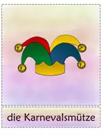 Vorschau - Bildkarten - Tafelmaterial BiKa WoKa Thema Fasching - Seite 2