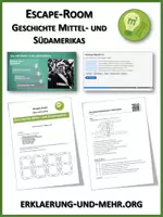 Vorschau - Stundenentwürfe - Geschichte Mittel- und Südamerikas (Escape-Room) - Deckblatt