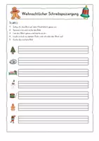 Vorschau - Arbeitsblätter - Schreibspaziergang Weihnachten für Klasse 1-3 - Seite 2