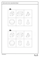 Vorschau - Arbeitsblätter - Logicals zu den Eigenschaften geometrischer Körper - Seite 1