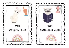 Vorschau - Bildkarten - Klassenregeln Lamaklasse 🦙 - Seite 2