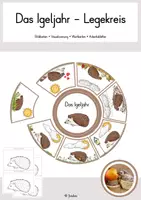 Vorschau - Arbeitsblätter - Das Igeljahr - Deckblatt
