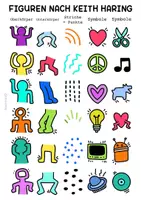 Vorschau - Arbeitsblätter - Pop Art Weihnachtsabend nach Keith Haring - Kunst im Winter & Weihnachten - Seite 3
