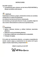 Vista previa - Manualidades / Dibujos para colorear - BANDERINES NAVIDEÑOS PARA COLOREAR - ARTÍSTICA - página 2