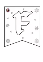 Vista previa - Manualidades / Dibujos para colorear - BANDERINES NAVIDEÑOS PARA COLOREAR - ARTÍSTICA - página 3