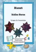 Vorschau - Mal- und Bastelvorlagen - Sterne als Fensterbild - Seite 1
