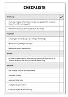 Vorschau - Arbeitsblätter - Inhaltsangabe (Anleitung, Checkliste und Formulierungshilfen) - Seite 3