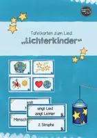 Vorschau - Merkblätter - Tafelkarten zum Lied "Lichterkinder" - Deckblatt