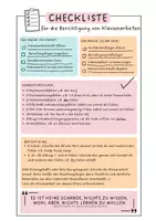 Vorschau - Merkblätter - Checkliste Berichtigung von Klassenarbeiten im Fach Deutsch - Seite 1