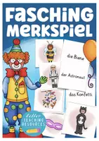 Aperçu - Jeux - Fasching Karneval Memo Deutsch Allemand - Page de couverture