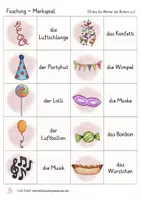 Vista previa - Unidades / Secuencias / Situaciones de Aprendizaje - Fasching Karneval Spiel Deutsch Alemán - página 3