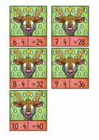 Vorschau - Unterrichtsreihen - 1x1 - 4er-Reihe - Winter - Weihnachten - Legematerial - Freiarbeit - Seite 3