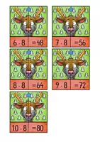 Vorschau - Unterrichtsreihen - 1x1 - 8er-Reihe - Winter - Weihnachten - Legematerial - Freiarbeit - Seite 3
