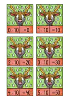 Vorschau - Unterrichtsreihen - 1x1 - 10er-Reihe - Winter - Weihnachten - Legematerial - Freiarbeit - Seite 2