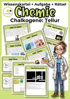 Vorschau - Stundenentwürfe - Chalkogene: Tellur Wissenskartei + Steckbrief + Quizze - Deckblatt