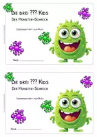 Vorschau - Arbeitsblätter - Lesebegleitheft, passend zu "Die drei Fragezeichen Kids - Der Monsterschreck" - Seite 2