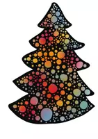 Vorschau - Mal- und Bastelvorlagen - Weihnachtsbaum Fensterbild - Seite 2