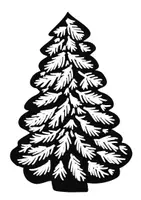 Vorschau - Mal- und Bastelvorlagen - Weihnachtsbaum Fensterbild - Seite 3