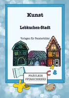 Vorschau - Mal- und Bastelvorlagen - Lebkuchenstadt Fensterbild - Deckblatt