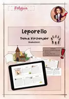 Vorschau - Mal- und Bastelvorlagen - Leporello zum katholischen Kirchenjahr - Seite 1