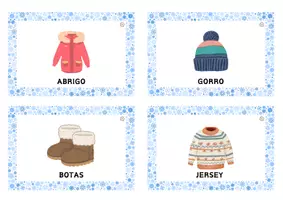 Vista previa - Tarjetas / Manipulativos - Tarjetas invierno - página 2