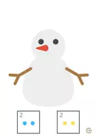 Vista previa - Tarjetas / Manipulativos - Sumas invernales (muñecos de nieve) - página 2