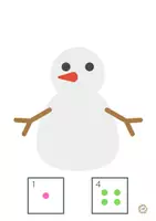 Vista previa - Tarjetas / Manipulativos - Sumes hivernals (ninots de neu) - página 3