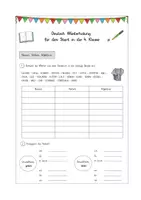 Vorschau - Arbeitsblätter - Deutsch Wiederholung Klasse 3 - Deckblatt
