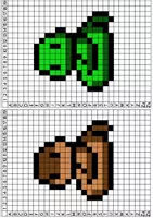 Vorschau - Mal- und Bastelvorlagen - Pixelkunst Haustiere, Kunst Grundschule - Seite 2