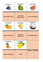 Vorschau - Spiele - Obst Früchte - Ich habe... Wer hat? - DaZ - Seite 1