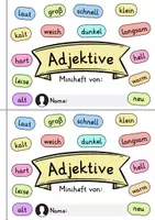 Vorschau - Arbeitsblätter - Miniheft Adjektive | Wortarten | Deutsch 2. Klasse - Seite 1