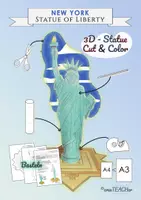 Vorschau - Stundenentwürfe - New York: Statue of Liberty (3D - Statue Cut & Color) - Deckblatt
