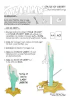 Vorschau - Stundenentwürfe - New York: Statue of Liberty (3D - Statue Cut & Color) - Seite 1