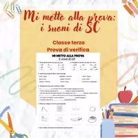 anteprima - Esercizi - Test - i suoni di SC - classe terza - Pagina di copertina