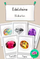 Vorschau - Bildkarten - Bildkarten Edelsteine - Deckblatt