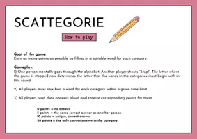 Vorschau - Arbeitsblätter - Materialpaket: Stadt Land Fluss / Scattegories (D/E) - Seite 2