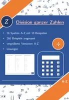 Vorschau - Arbeitsblätter - Division ganzer Zahlen | Mathematik | 26 Spalten - Deckblatt
