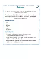 Vorschau - Unterrichtsreihen - Terme: Material für Förderschüler - Seite 3