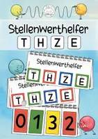 Vorschau - Fördermaterial/Inklusion - Stellenwerthelfer T-H-Z-E I ZR1000 bzw. bis 9999 - Deckblatt