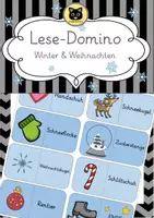 Vorschau - Stationenlernen - Domino für Erstleser Winter & Weihnachten - Deckblatt
