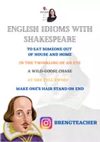 anteprima - Esercizi - Idioms with Shakespeare worksheet - Pagina di copertina
