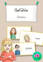 Vorschau - Spiele - Gefühle/Emotionen Domino - Deckblatt