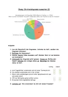 Vorschau - Arbeitsblätter - Ein Kreis- und Säulendiagramm auswerten - Deckblatt