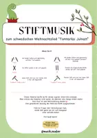 Vorschau - Arbeitsblätter - Weihnachtliche Stiftmusik - Tomtarlas Julnatt (schwedisch) - Seite 2