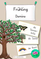 Vorschau - Spiele - Domino Frühling - spielend lernen - Deckblatt