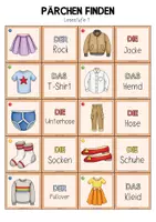 Vorschau - Spiele - KLEIDUNG Paare finden - Seite 3