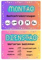 Vorschau - Poster - Übungen für den Satz des Tages - Deckblatt