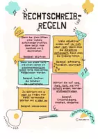 Vorschau - Poster - Rechtschreibregeln ab Klasse 4 nach Pusteblume - Seite 3