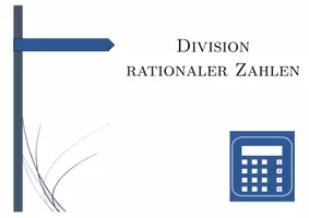 Vorschau - Arbeitsblätter - Division rationaler Zahlen | Mathematik | 26 Spalten - Seite 1