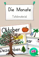 Vorschau - Bildkarten - Monate Tafelmaterial - Deckblatt